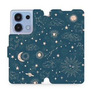 Flipové pouzdro Mobiwear - Xiaomi Redmi Note 13 4G - VP14S Magický vesmír
