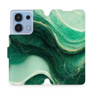 Flipové pouzdro Mobiwear - Xiaomi Redmi Note 13 4G - VP38S Zelený mramor