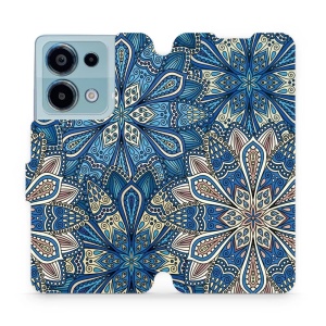 Flipové pouzdro Mobiwear - Xiaomi Redmi Note 13 Pro 4G / Poco M6 Pro 4G - V108P Modré mandala květy