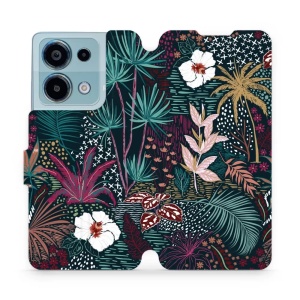 Flipové pouzdro Mobiwear - Xiaomi Redmi Note 13 Pro 4G / Poco M6 Pro 4G - VP13S Temná flóra