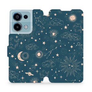 Flipové pouzdro Mobiwear - Xiaomi Redmi Note 13 Pro 4G / Poco M6 Pro 4G - VP14S Magický vesmír