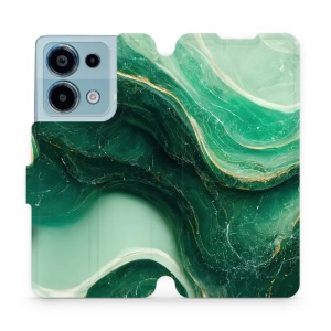Flipové pouzdro Mobiwear - Xiaomi Redmi Note 13 Pro 4G / Poco M6 Pro 4G - VP38S Zelený mramor