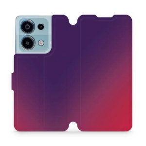 Flipové pouzdro Mobiwear - Xiaomi Redmi Note 13 Pro 4G / Poco M6 Pro 4G - VP67S Fialový a růžový odstín