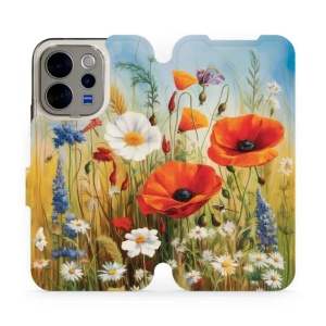 Flip pouzdro na mobil Vivo V70 5G - Mobiwear VP43S, letní louka