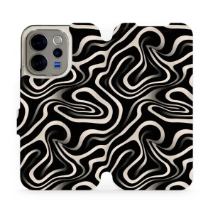 Flip pouzdro na mobil Vivo V70 5G - Mobiwear VA63S, vlnky a linky