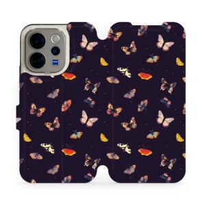 Flip pouzdro na mobil Vivo V70 5G - Mobiwear VP78S, barevní motýlci