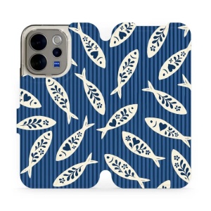 Flip pouzdro na mobil Vivo V70 5G - Mobiwear VP89S, rybky