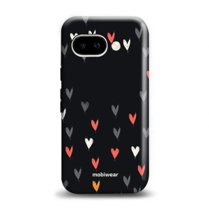 Odolný kryt na mobil Google Pixel 10a - Mobiwear Elite Pro EP79E, srdíčka