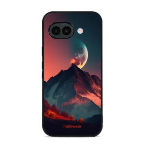 Lesklý kryt na mobil Google Pixel 10a - Mobiwear Glossy G007G, hora s měsícem