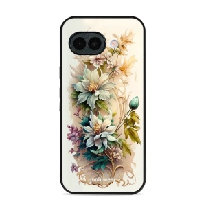 Lesklý kryt na mobil Google Pixel 10a - Mobiwear Glossy G014G, krémové květy