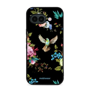 Lesklý kryt na mobil Google Pixel 10a - Mobiwear Glossy G041G, ptáček a květy
