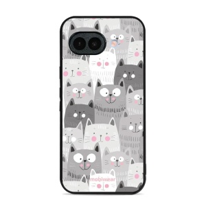 Lesklý kryt na mobil Google Pixel 10a - Mobiwear Glossy G045G, kočičky