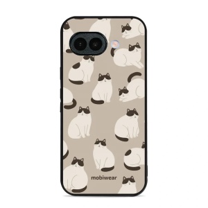 Lesklý kryt na mobil Google Pixel 10a - Mobiwear Glossy G160G, kočičáci