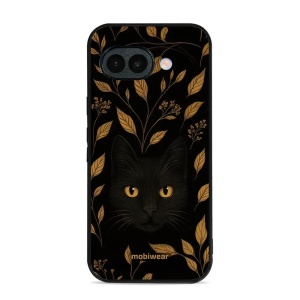 Lesklý kryt na mobil Google Pixel 10a - Mobiwear Glossy G164G, černá kočka