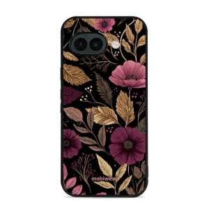 Lesklý kryt na mobil Google Pixel 10a - Mobiwear Glossy G170G, fialová kvítka