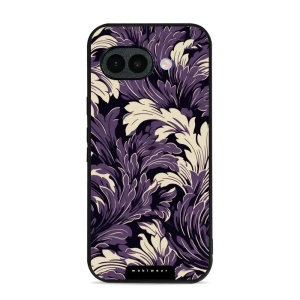 Lesklý kryt na mobil Google Pixel 10a - Mobiwear Glossy GA46G, fialové rostliny