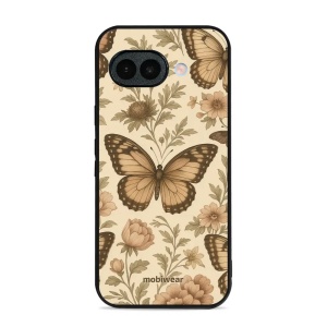 Lesklý kryt na mobil Google Pixel 10a - Mobiwear Glossy GP92G, motýlové