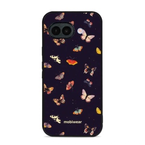 Lesklý kryt na mobil Google Pixel 10a - Mobiwear Glossy GP78G, barevní motýlci