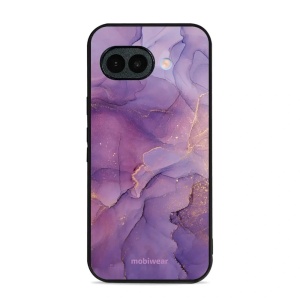 Lesklý kryt na mobil Google Pixel 10a - Mobiwear Glossy G050G, fialový mramor