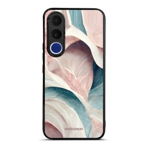 Lesklý kryt na mobil Vivo V70 FE - Mobiwear Glossy G026G, růžový a zelenkavý mramor