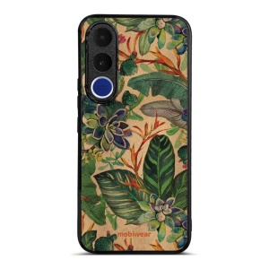 Lesklý kryt na mobil Vivo V70 FE - Mobiwear Glossy G036G, sukulenty