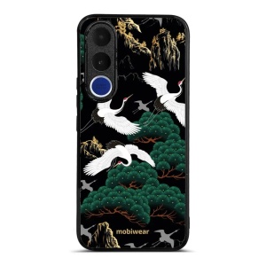 Lesklý kryt na mobil Vivo V70 FE - Mobiwear Glossy G042G, jeřábi
