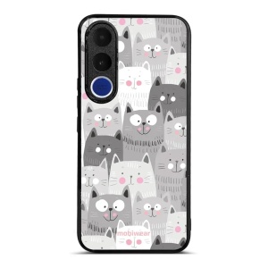 Lesklý kryt na mobil Vivo V70 FE - Mobiwear Glossy G045G, kvířátka