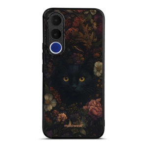 Lesklý kryt na mobil Vivo V70 FE - Mobiwear Glossy G161G, temná kočka
