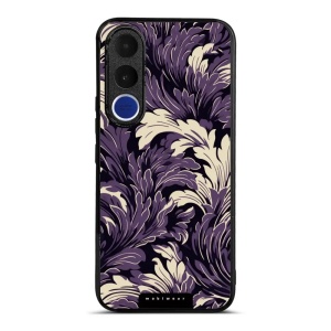 Lesklý kryt na mobil Vivo V70 FE - Mobiwear Glossy GA46G, fialové rostliny
