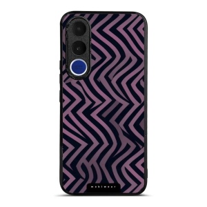 Lesklý kryt na mobil Vivo V70 FE - Mobiwear Glossy GA55G, fialové klikyháky