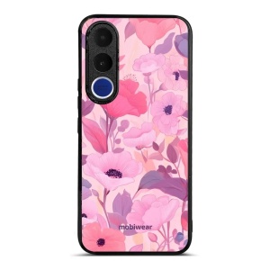 Lesklý kryt na mobil Vivo V70 FE - Mobiwear Glossy GP74G, růžové květy snů