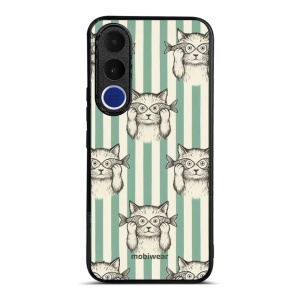 Lesklý kryt na mobil Vivo V70 FE - Mobiwear Glossy GP90G, číča ryby