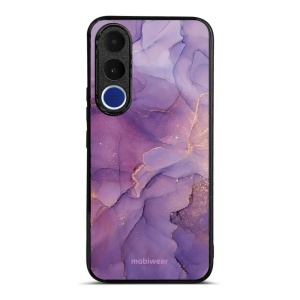 Lesklý kryt na mobil Vivo V70 FE - Mobiwear Glossy G050G, fialový mramor