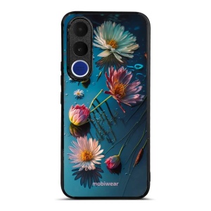 Lesklý kryt na mobil Vivo V70 FE - Mobiwear Glossy G013G, květy na hladině