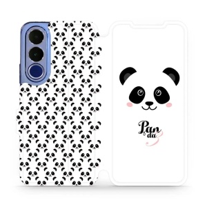 Flip pouzdro na mobil Vivo V70 FE - Mobiwear M030P, panda Amálka