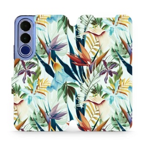 Flip pouzdro na mobil Vivo V70 FE - Mobiwear M071P, flóra