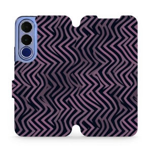 Flip pouzdro na mobil Vivo V70 FE - Mobiwear VA55S, fialové klikyháky