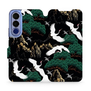 Flip pouzdro na mobil Vivo V70 FE - Mobiwear VP16S, jeřábi