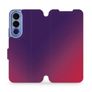 Flip pouzdro na mobil Vivo V70 FE - Mobiwear VP67S, fialový a růžový odstín