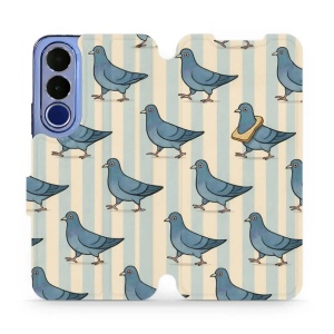 Flip pouzdro na mobil Vivo V70 FE - Mobiwear VP91S, holubi