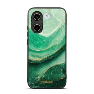 Lesklý kryt na mobil Xiaomi POCO X8 Pro - Mobiwear Glossy G023G, zelený mramor