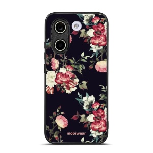 Lesklý kryt na mobil Xiaomi POCO X8 Pro - Mobiwear Glossy G040G, růže na černé