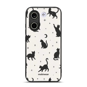 Lesklý kryt na mobil Xiaomi POCO X8 Pro - Mobiwear Glossy G162G, noční kočky