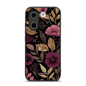 Lesklý kryt na mobil Xiaomi POCO X8 Pro - Mobiwear Glossy G170G, fialová kvítka