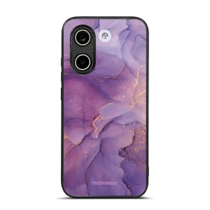 Lesklý kryt na mobil Xiaomi POCO X8 Pro - Mobiwear Glossy G050G, fialový mramor