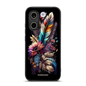 Lesklý kryt na mobil Xiaomi POCO X8 Pro - Mobiwear Glossy G011G, kytice s pírkem