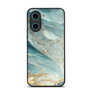 Lesklý kryt na mobil Xiaomi POCO X8 Pro Max - Mobiwear Glossy G022G, zelenkavý a zlatavý mramor