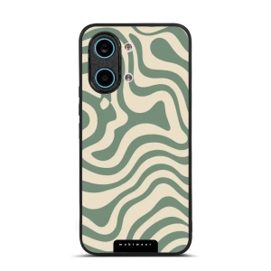 Lesklý kryt na mobil Xiaomi POCO X8 Pro Max - Mobiwear Glossy GA57G, zelené a béžové zkrouceniny