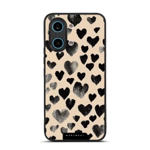 Lesklý kryt na mobil Xiaomi POCO X8 Pro Max - Mobiwear Glossy GA51G, černá srdíčka