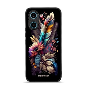Lesklý kryt na mobil Xiaomi POCO X8 Pro Max - Mobiwear Glossy G011G, kytice s pírkem